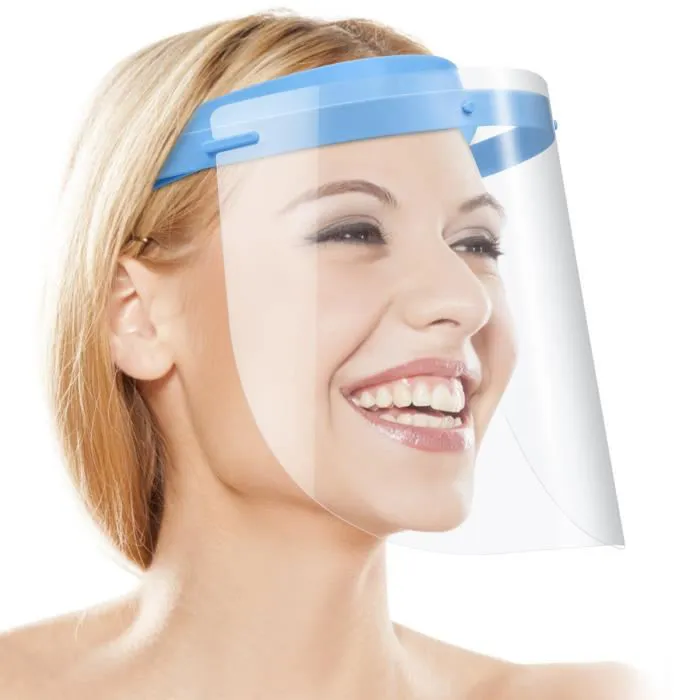 Protection transparente du visage, protection de la bouche et du nez  réutilisable