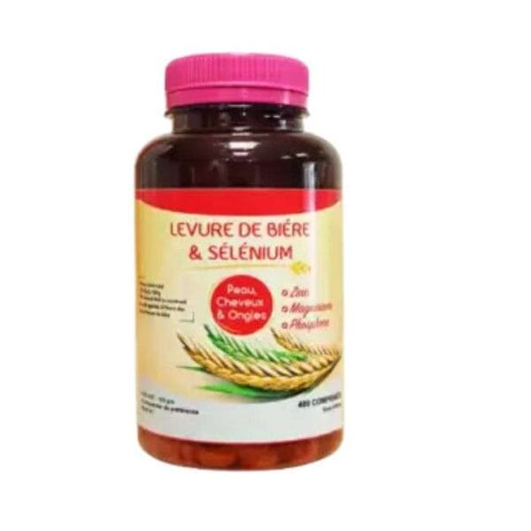 Levure de Bière Sélénium + Vitamine E – 400 Comprimés