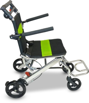 Fauteuil de Transfert en Aluminium – Léger, Pliable et Sécurisé