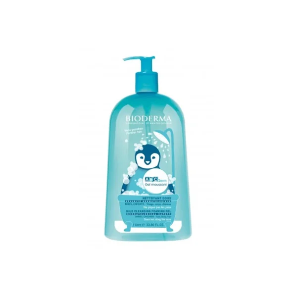Bioderma ABCDerm Gel Nettoyant Moussant 1 L